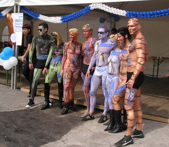 Bodypainting Essen Loveparade