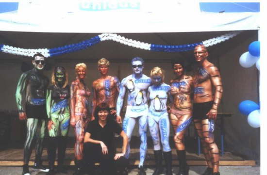 Bodypainting Essen Loveparade 2007