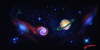 UV-Bild Galaxie Orginalgr��e 1,20m x 2m
