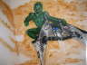 Wandbild Schr�ge Gr�ner Kobold