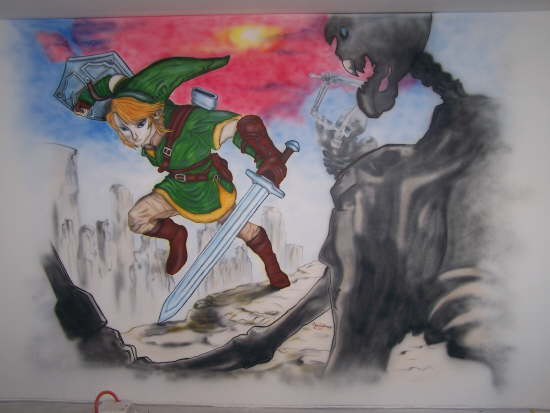 Wandbild Zelda
