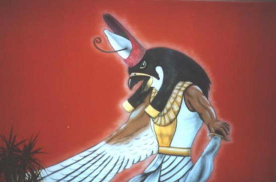 Wandgestaltung Horus I